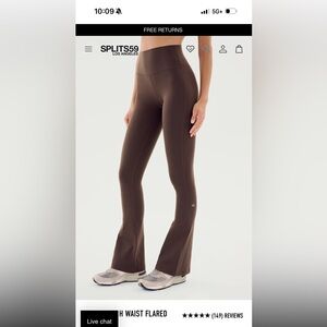 Splits59 Chocolate Flare Pants